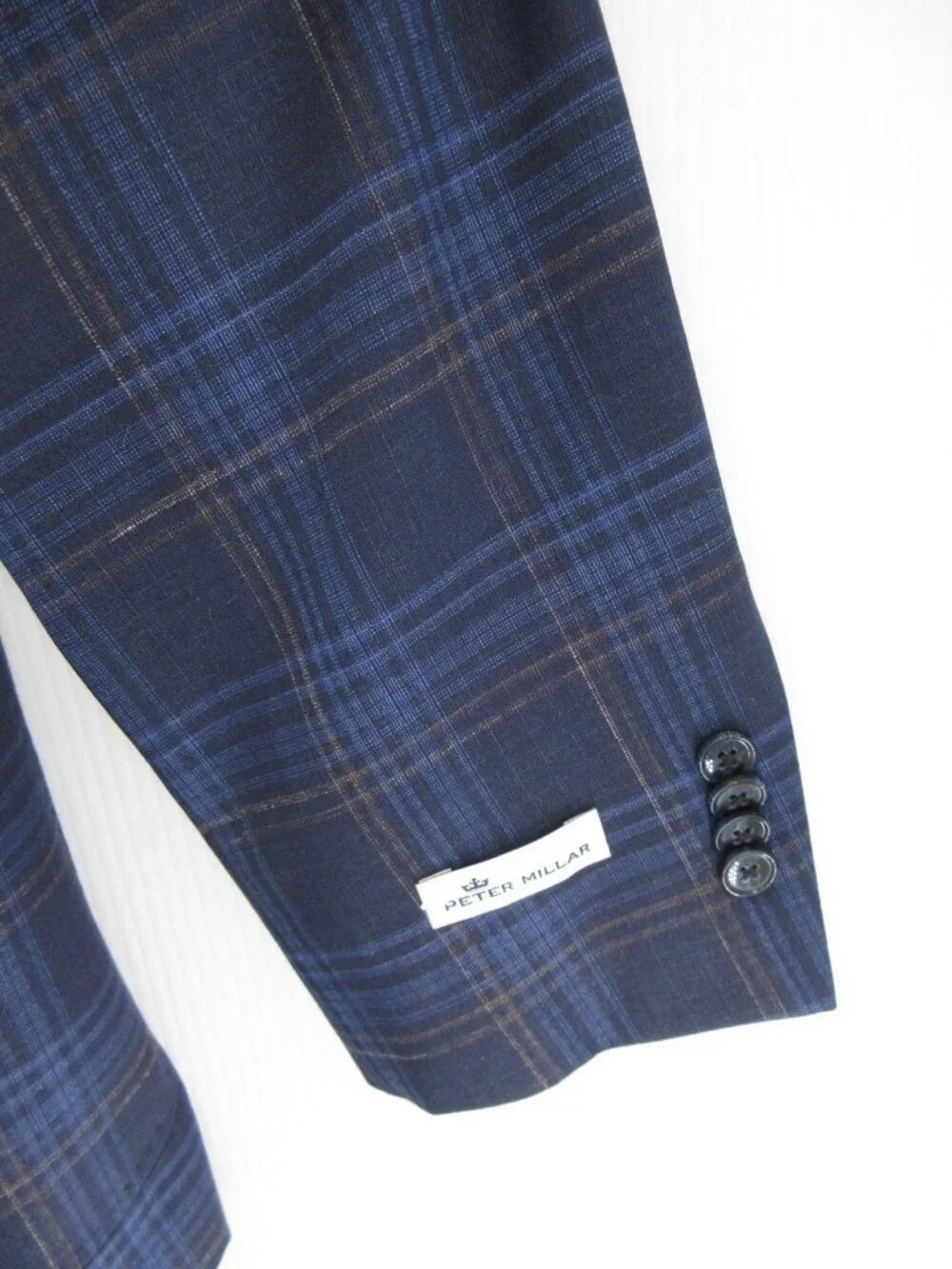 Peter Millar Sport Coat 50 Navy Hyperlight Blazer Wool Silk Linen NEW